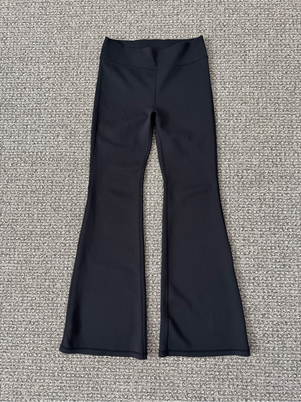 Mono B Black Flared Yoga Pants